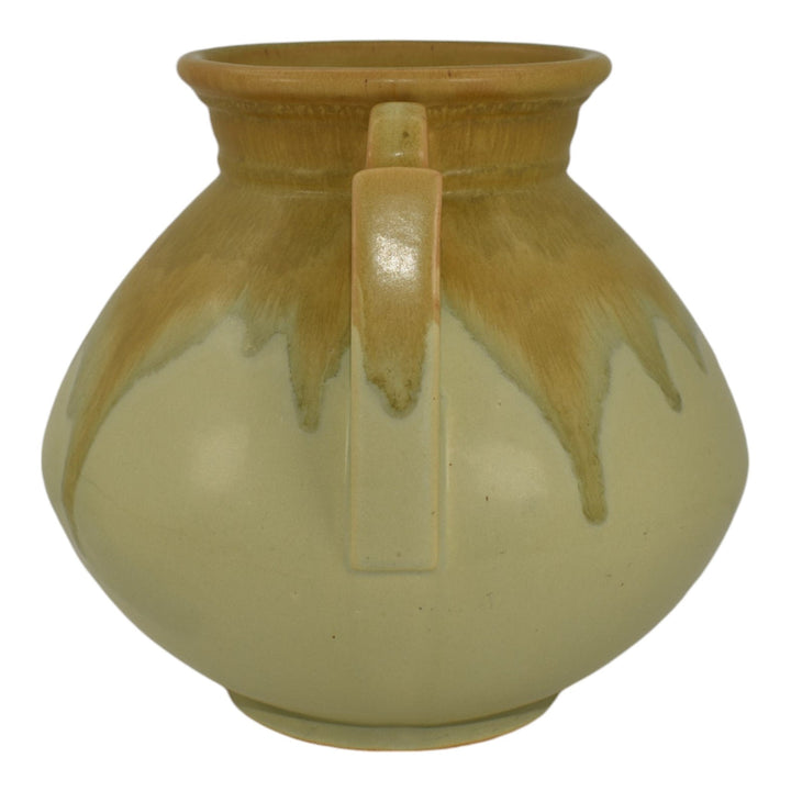 Roseville Carnelian I Green 1924 Vintage Art Pottery Ceramic Vase 318-8