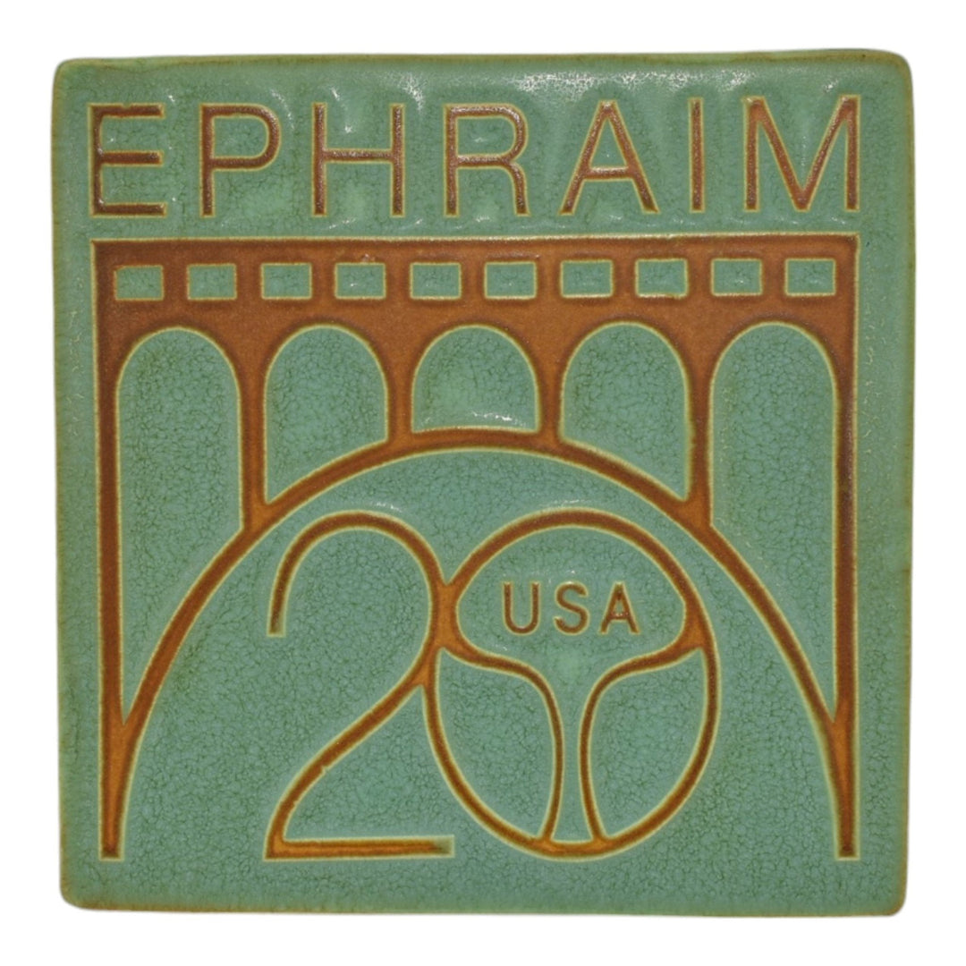 Ephraim Faience 2016 Art Pottery Commemorative 20th Anniversary Tile