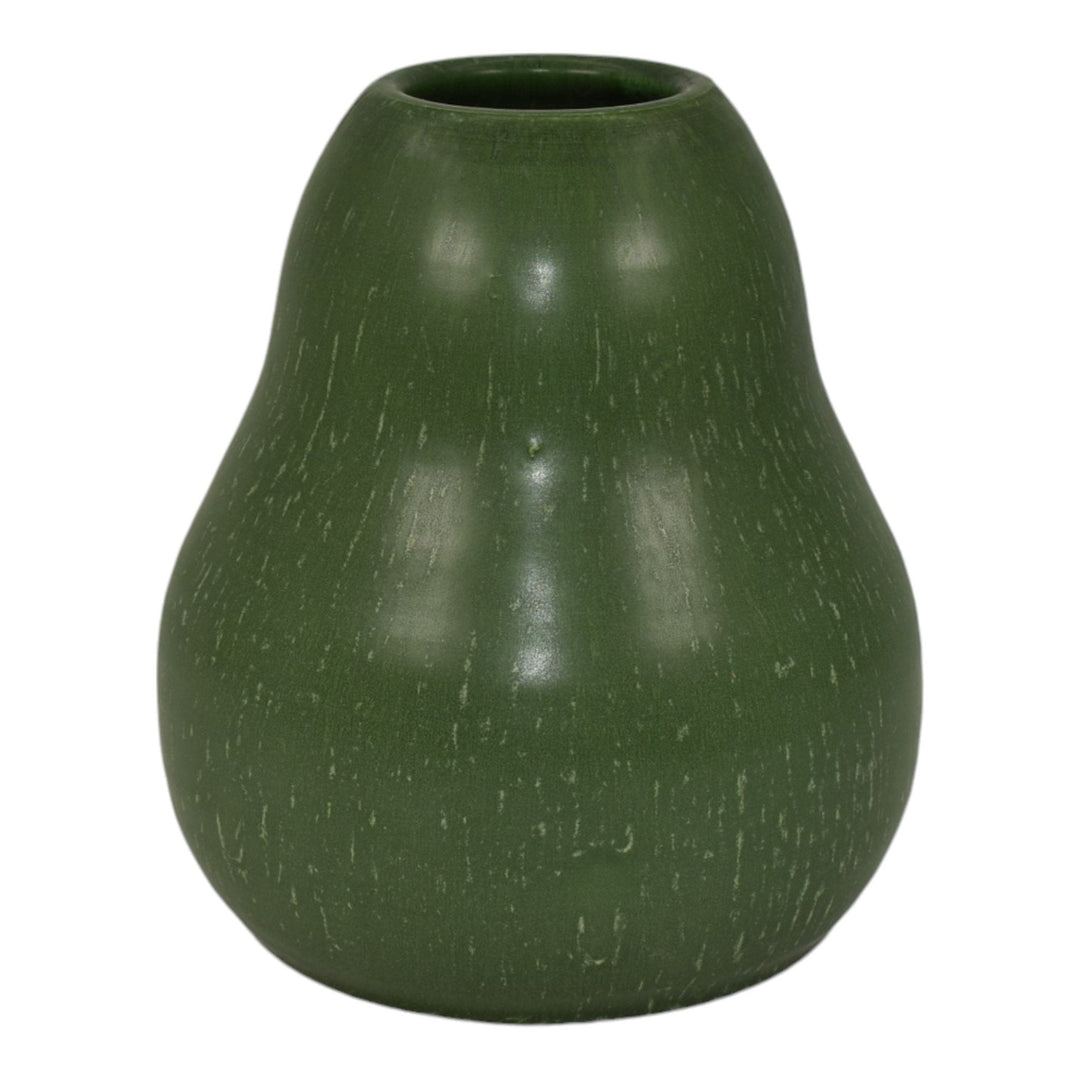 Ephraim Faience 2001 Hand Made Pottery Matte Green Anjou Ceramic Vase 102