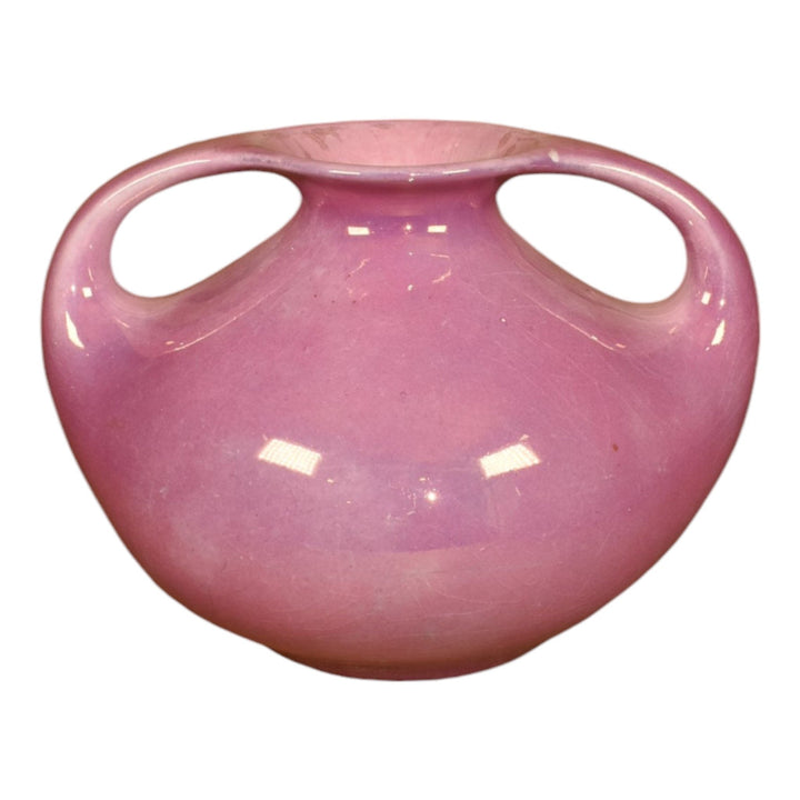 Weller Pottery Lustre Ware 1920 Vintage Art Pottery Pink Ceramic Vase