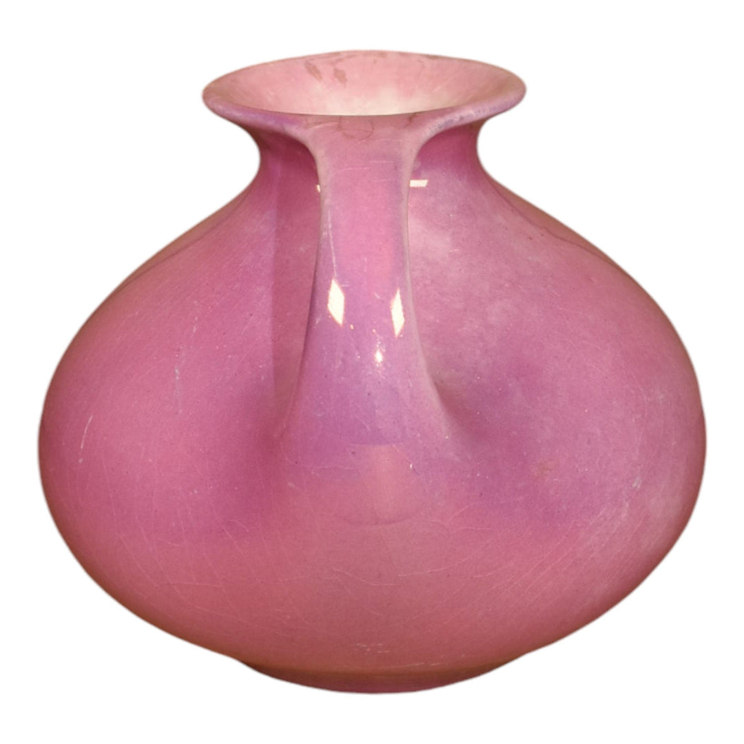 Weller Pottery Lustre Ware 1920 Vintage Art Pottery Pink Ceramic Vase