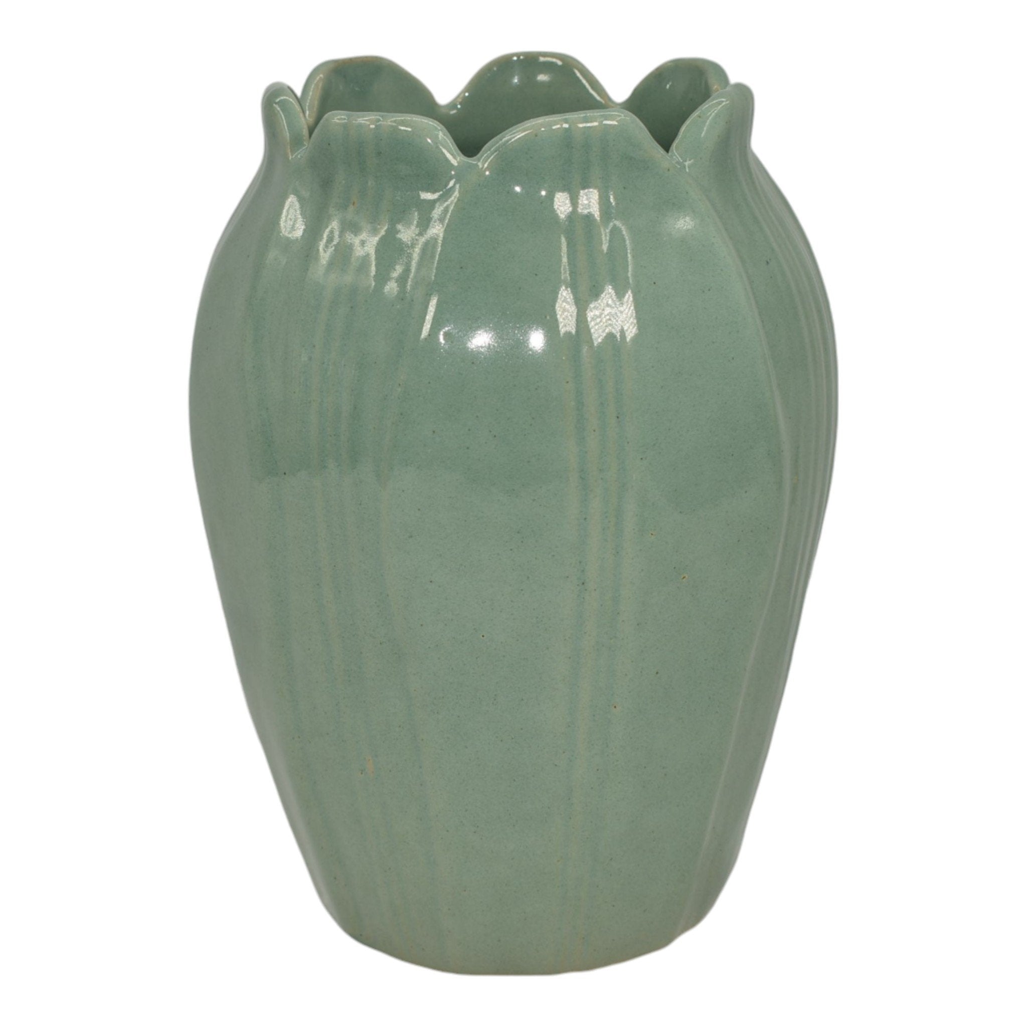 Zanesville Stoneware 1930s Vintage Art Pottery Seacrest Green Zanesville Stoneware 1930s Vintage Art Pottery Seacrest Green