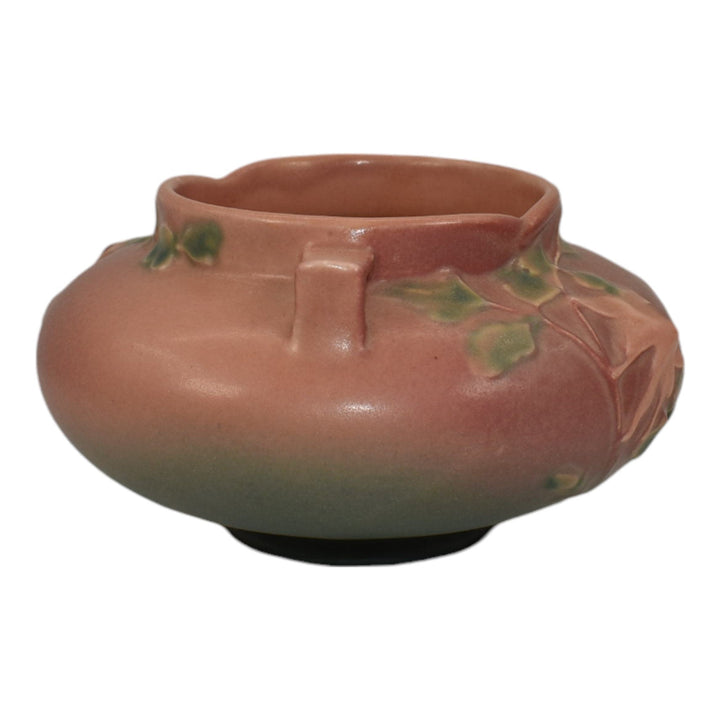 Roseville Columbine Pink 1941 Vintage Pottery Ceramic Jardiniere Planter 655-3