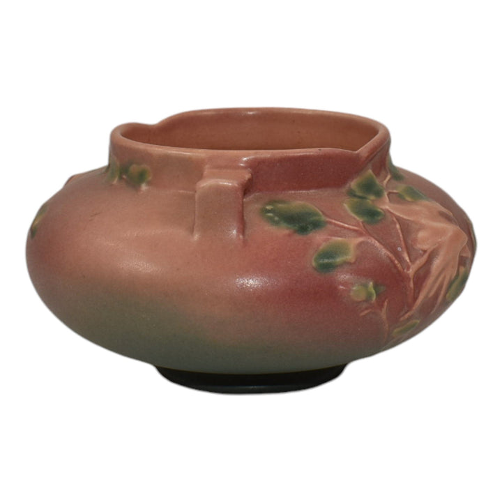 Roseville Columbine Pink 1941 Vintage Pottery Ceramic Jardiniere Planter 655-3