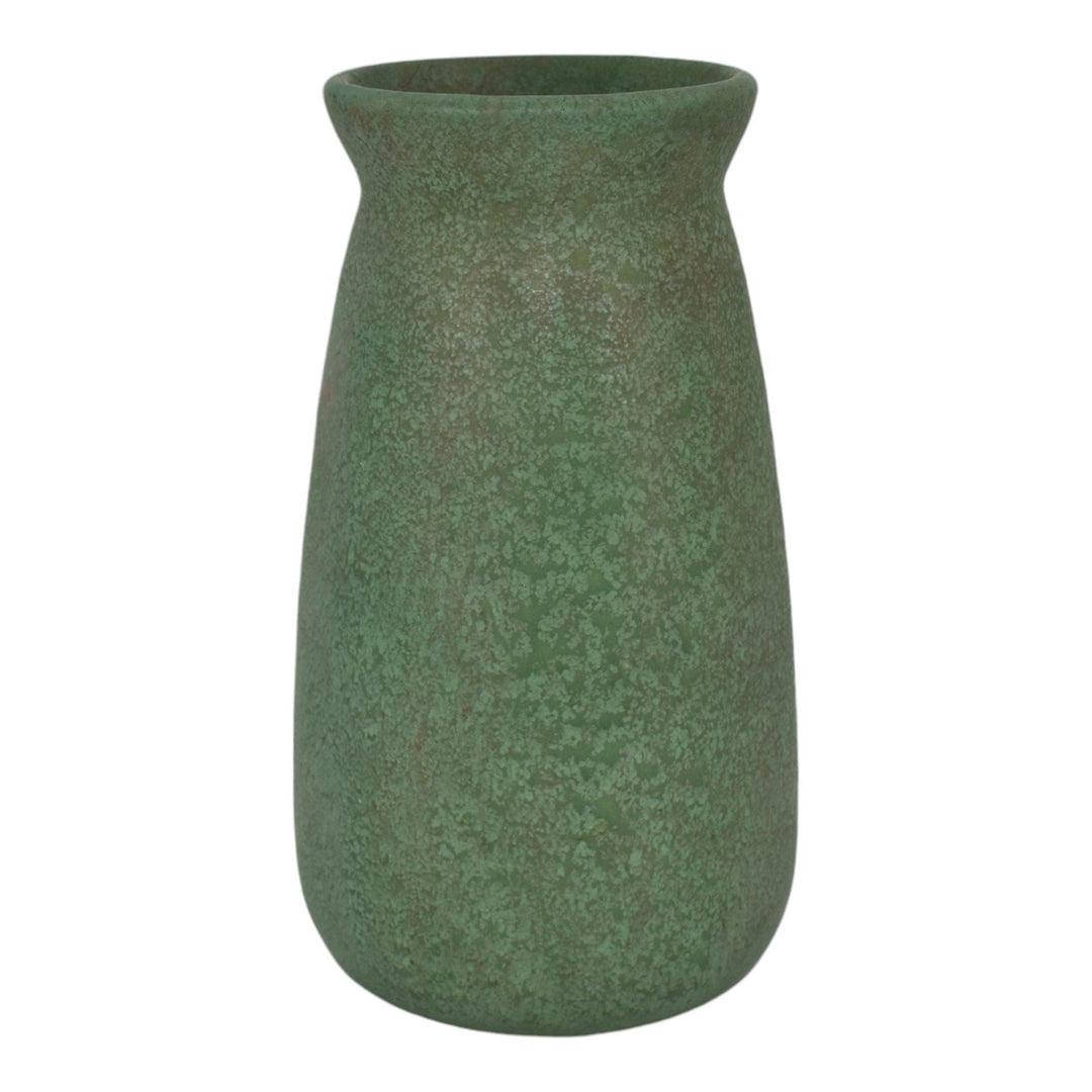 Roseville Early Carnelian Green 1916 Arts And Crafts Pottery Ceramic Vase 18