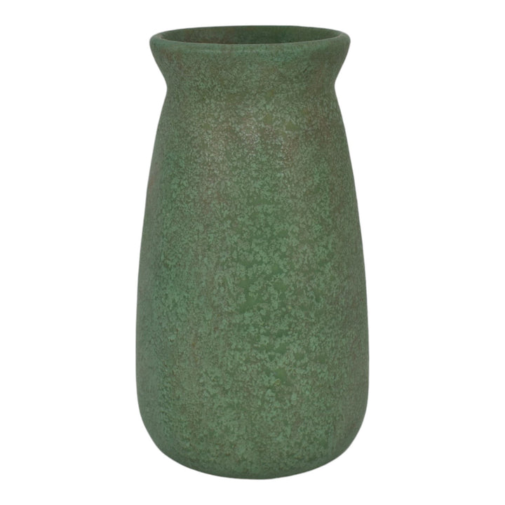 Roseville Early Carnelian Green 1916 Arts And Crafts Pottery Ceramic Vase 18