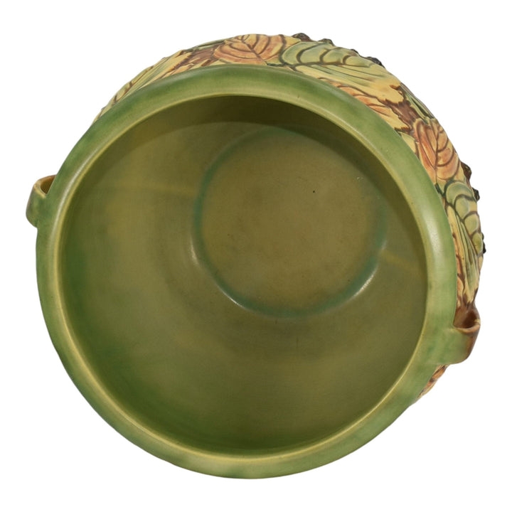 Roseville Blackberry 1932 Vintage Art Pottery Ceramic Jardiniere Pedestal 623-10