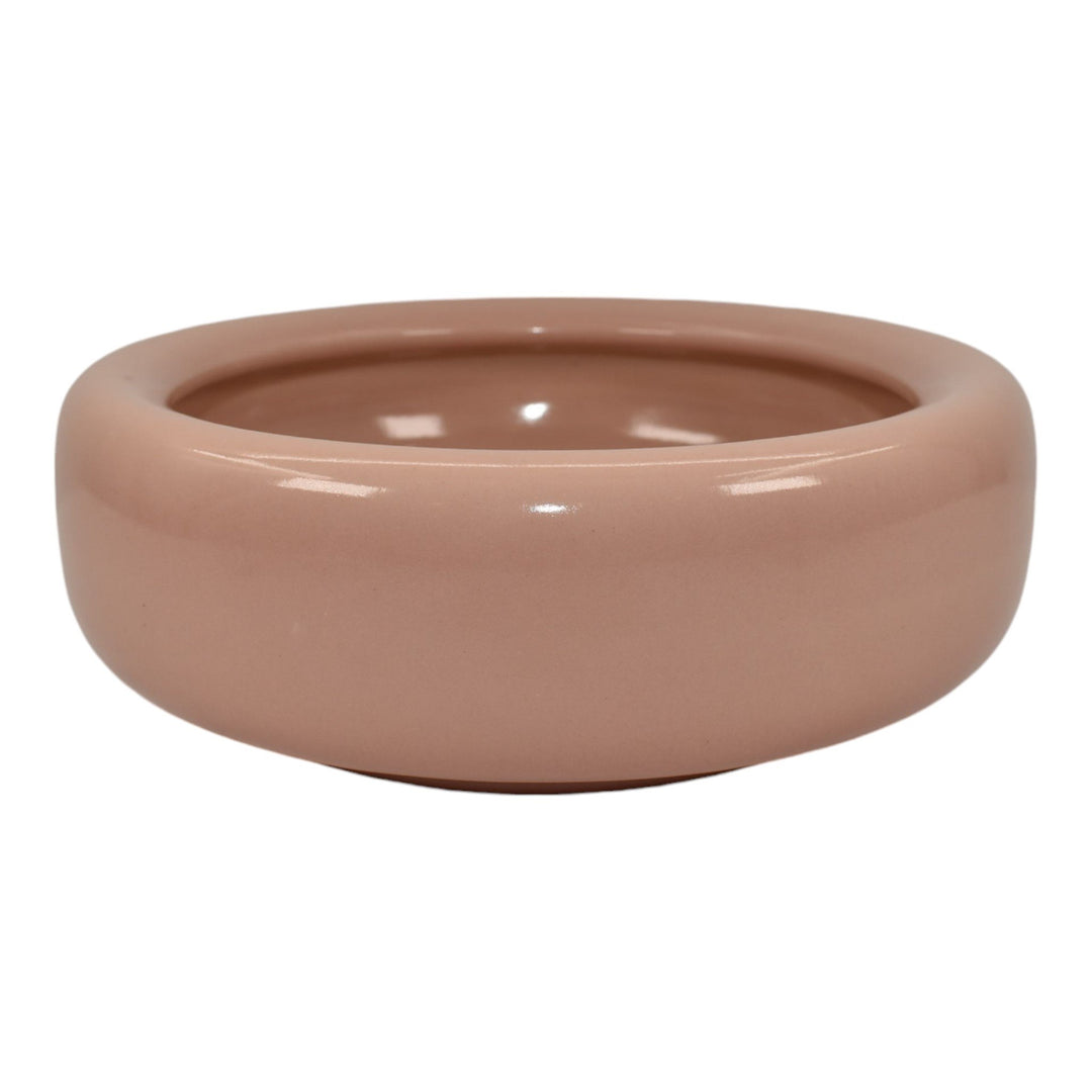Rookwood 1926 Vintage Art Deco Pottery Pink Ceramic Low Bowl 2178B - Just Art Pottery