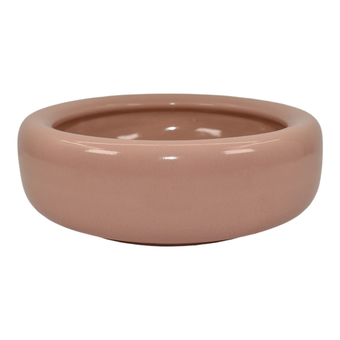 Rookwood 1926 Vintage Art Deco Pottery Pink Ceramic Low Bowl 2178B - Just Art Pottery