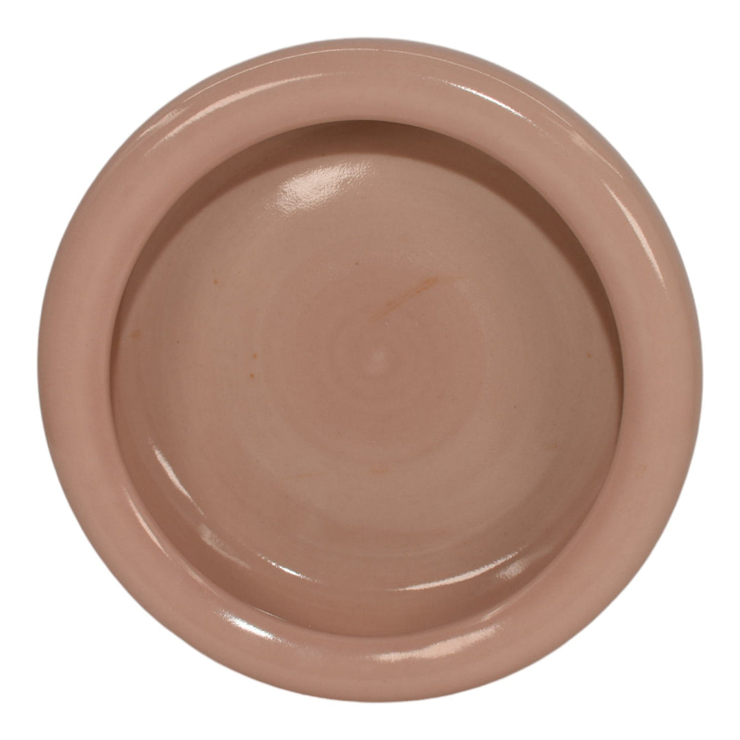 Rookwood 1926 Vintage Art Deco Pottery Pink Ceramic Low Bowl 2178B - Just Art Pottery
