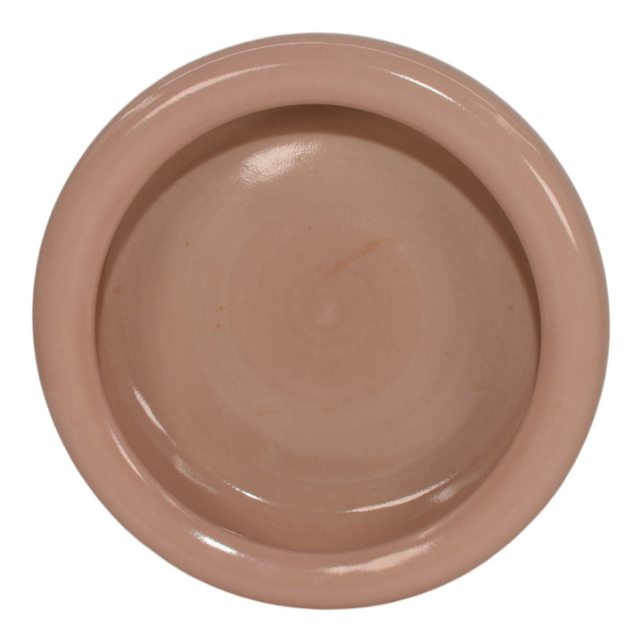 Rookwood 1926 Vintage Art Deco Pottery Pink Ceramic Low Bowl 2178B - Just Art Pottery