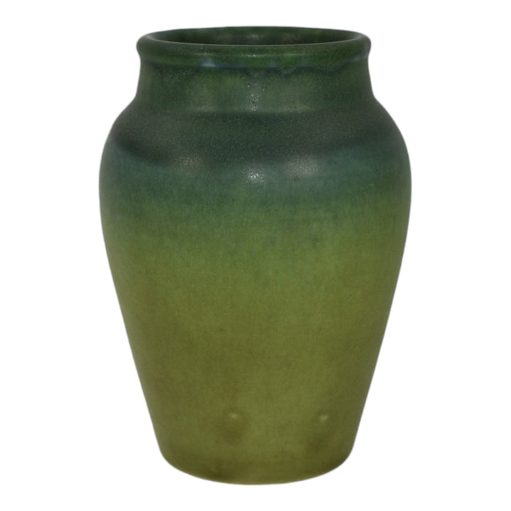 Rookwood 1905 Vintage Arts And Crafts Pottery Matte Green Ceramic Vase 1123