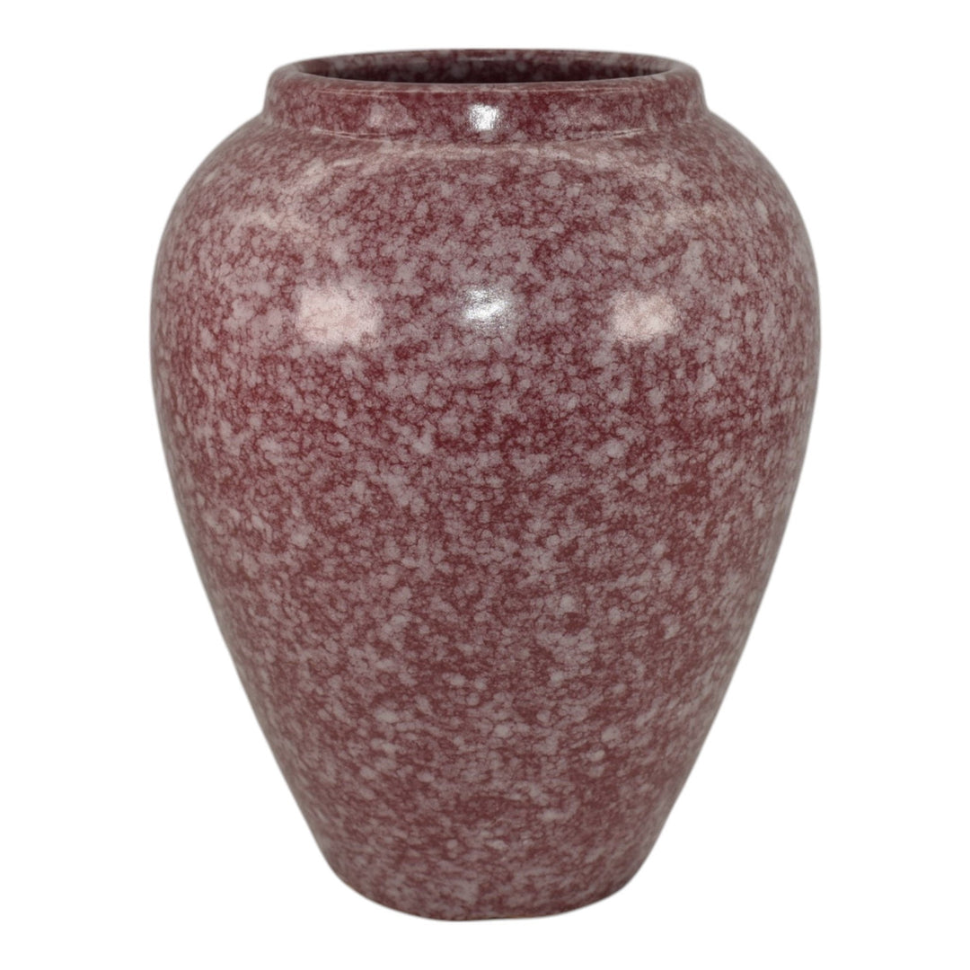 Robinson Ransbottom 1930s Ohio Vintage Art Deco Pottery Pink Ceramic Vase 139 - Just Art Pottery
