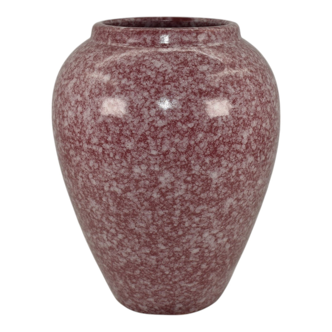 Robinson Ransbottom 1930s Ohio Vintage Art Deco Pottery Pink Ceramic Vase 139 - Just Art Pottery