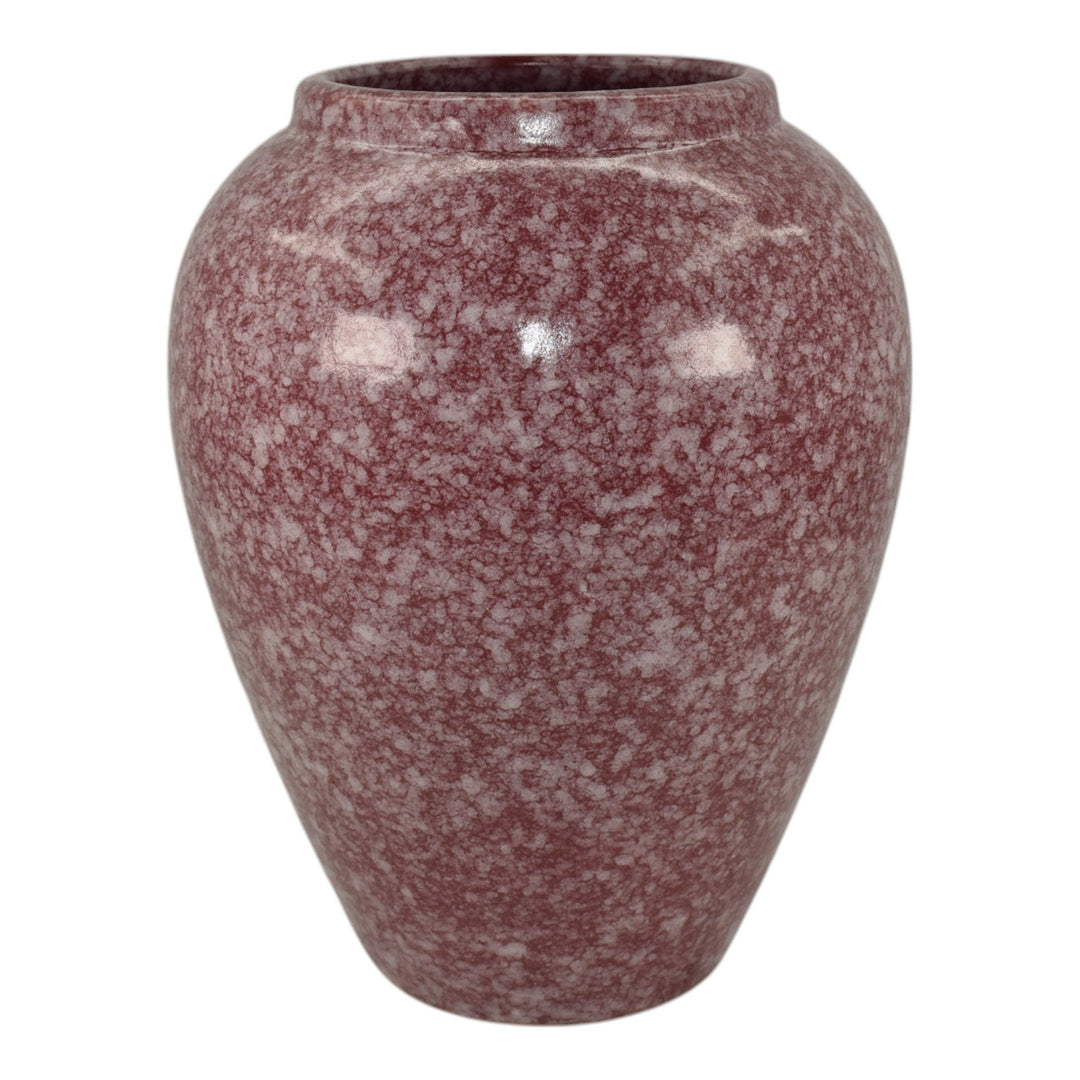 Robinson Ransbottom 1930s Ohio Vintage Art Deco Pottery Pink Ceramic Vase 139 - Just Art Pottery