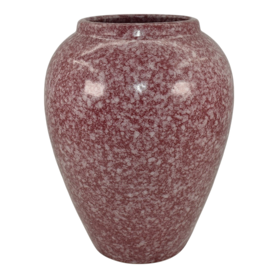 Robinson Ransbottom 1930s Ohio Vintage Art Deco Pottery Pink Ceramic Vase 139 - Just Art Pottery