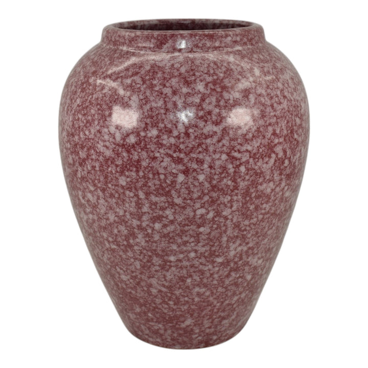 Robinson Ransbottom 1930s Ohio Vintage Art Deco Pottery Pink Ceramic Vase 139 - Just Art Pottery