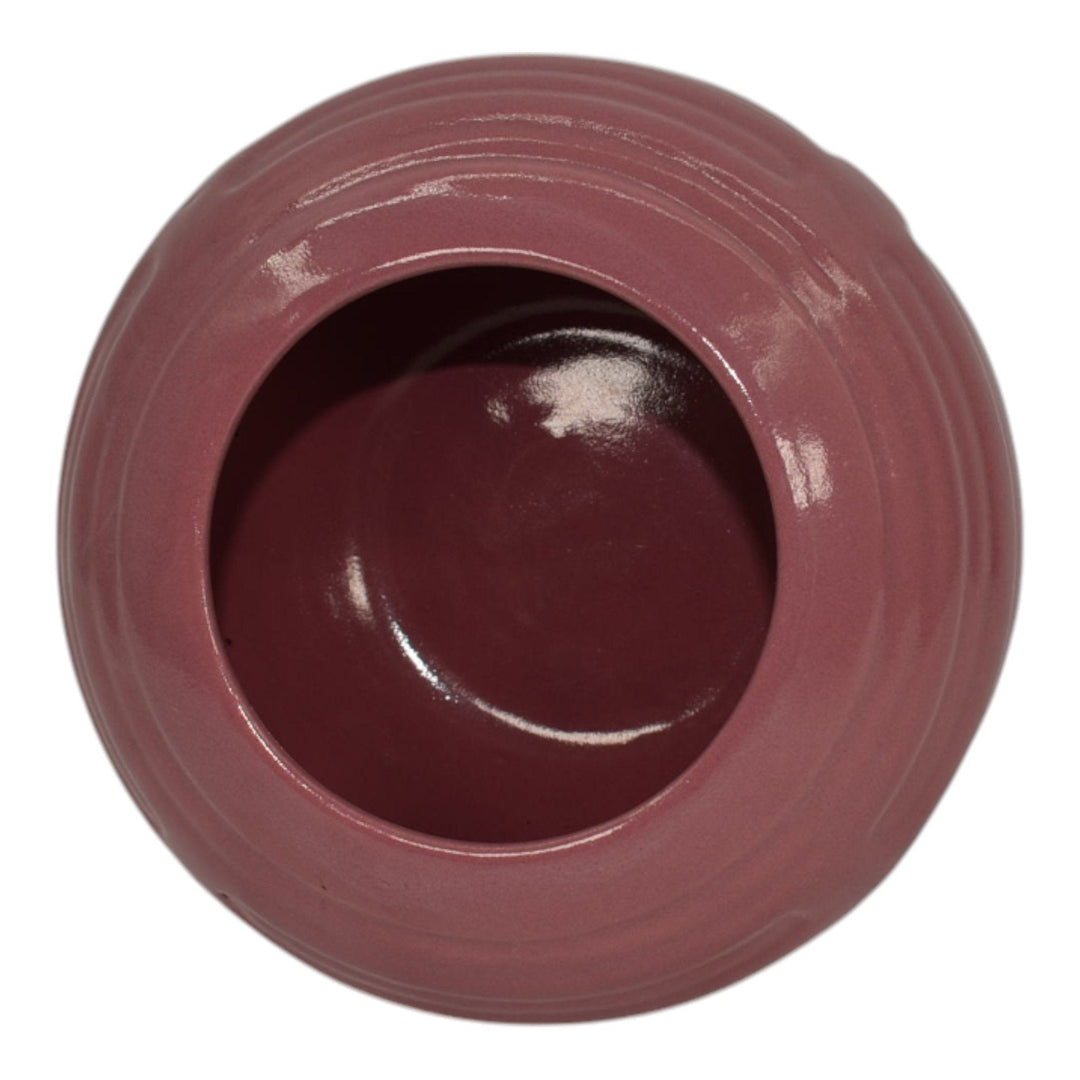 Roseville Solid Colors Rose Pink 1917 Vintage Art Pottery Ceramic Vase 236-3