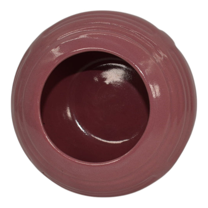 Roseville Solid Colors Rose Pink 1917 Vintage Art Pottery Ceramic Vase 236-3