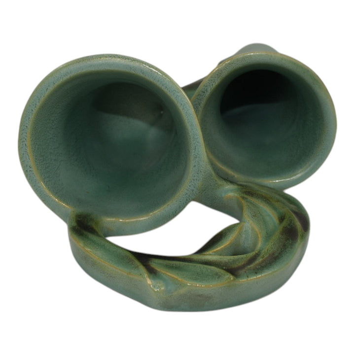 Roseville Velmoss II Green 1935 Vintage Art Pottery Ceramic Wall Pocket 1274-8