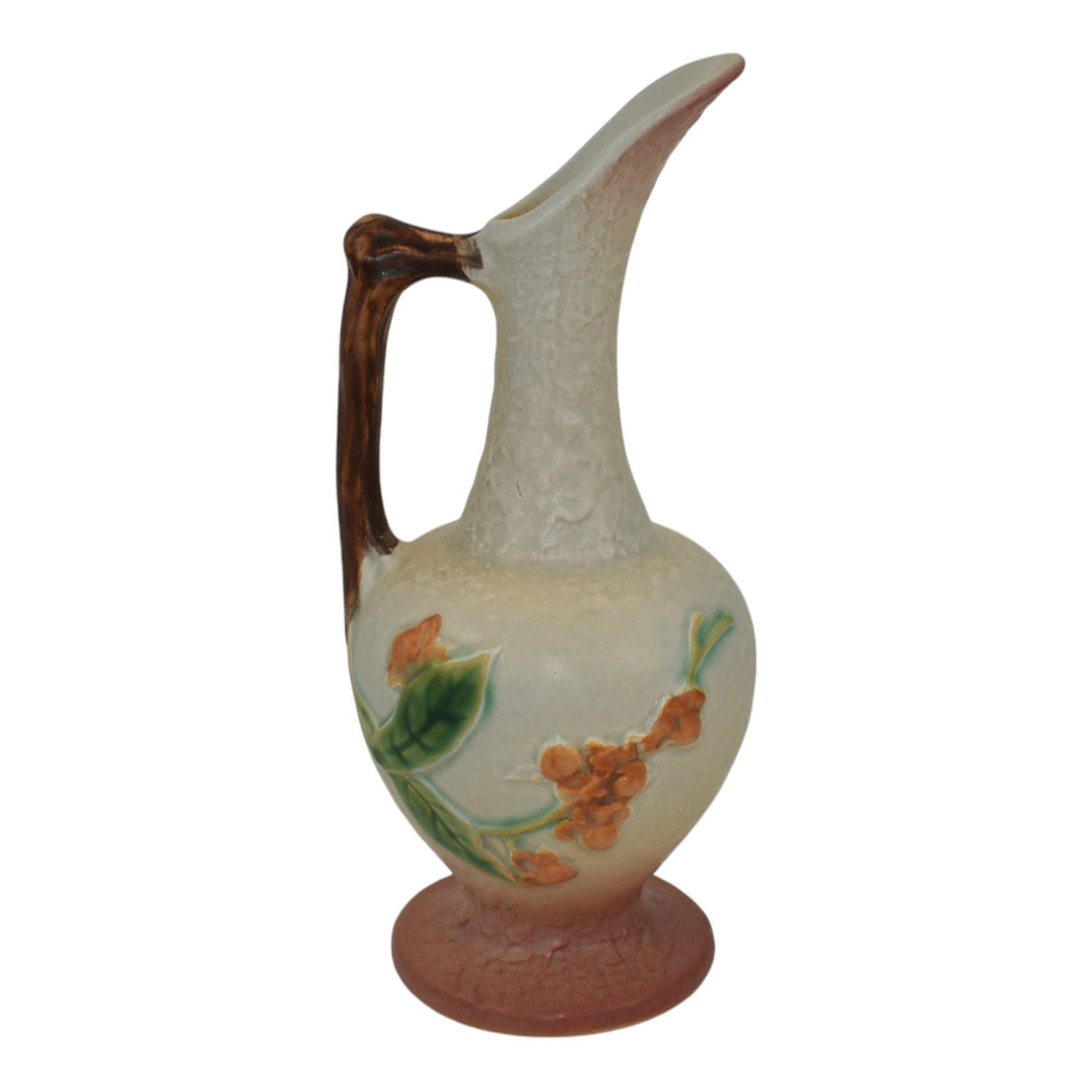 Roseville Bittersweet Gray 1951 Mid Century Modern Art Pottery Ewer 816-8 - Just Art Pottery