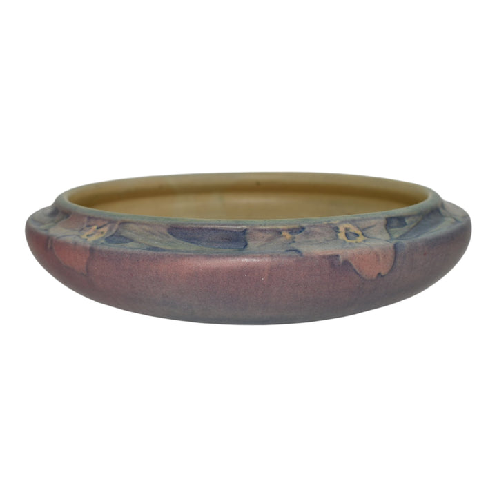 Newcomb College 1919 Vintage Arts and Crafts Pottery Floral Ceramic Bowl Irvine - Just Art Pottery
