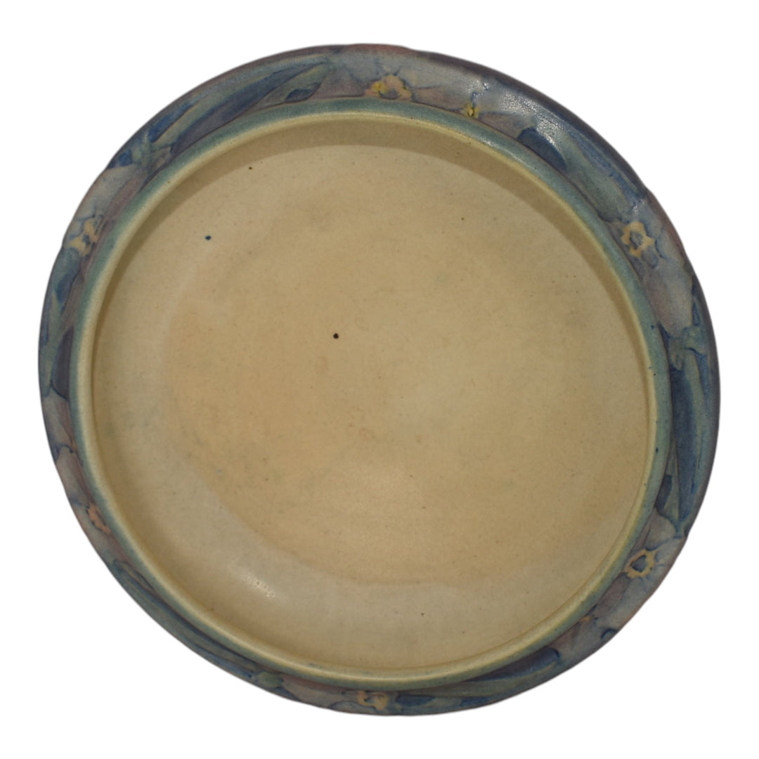 Newcomb College 1919 Vintage Arts and Crafts Pottery Floral Ceramic Bowl Irvine - Just Art Pottery