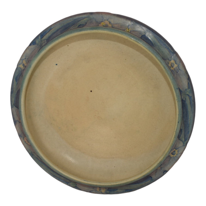 Newcomb College 1919 Vintage Arts and Crafts Pottery Floral Ceramic Bowl Irvine - Just Art Pottery