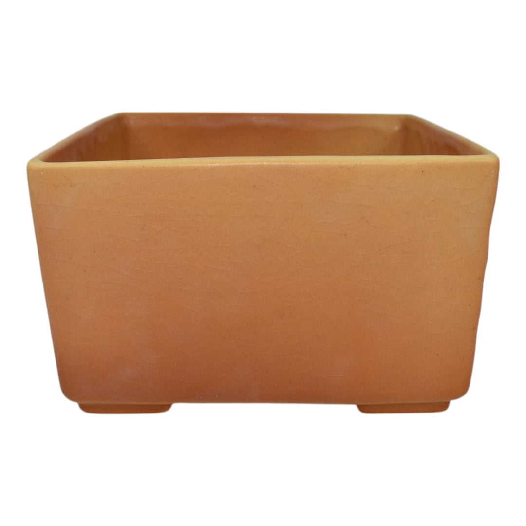 Roseville Florane Orange 1949 Mid Century Modern Pottery Planter Box 92-6