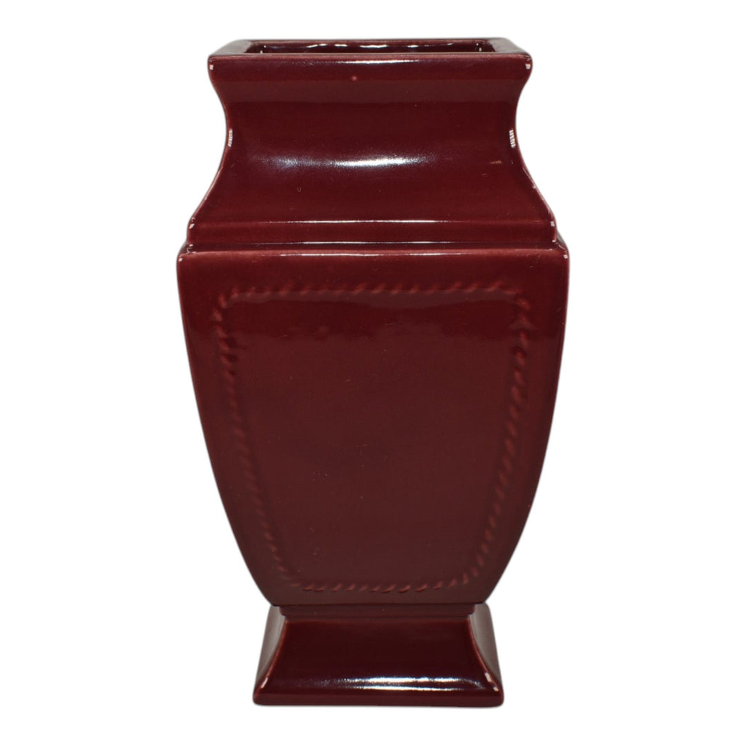 Abingdon Illinois Vintage Art Pottery Red Chang Ceramic Vase 310 - Just Art Pottery