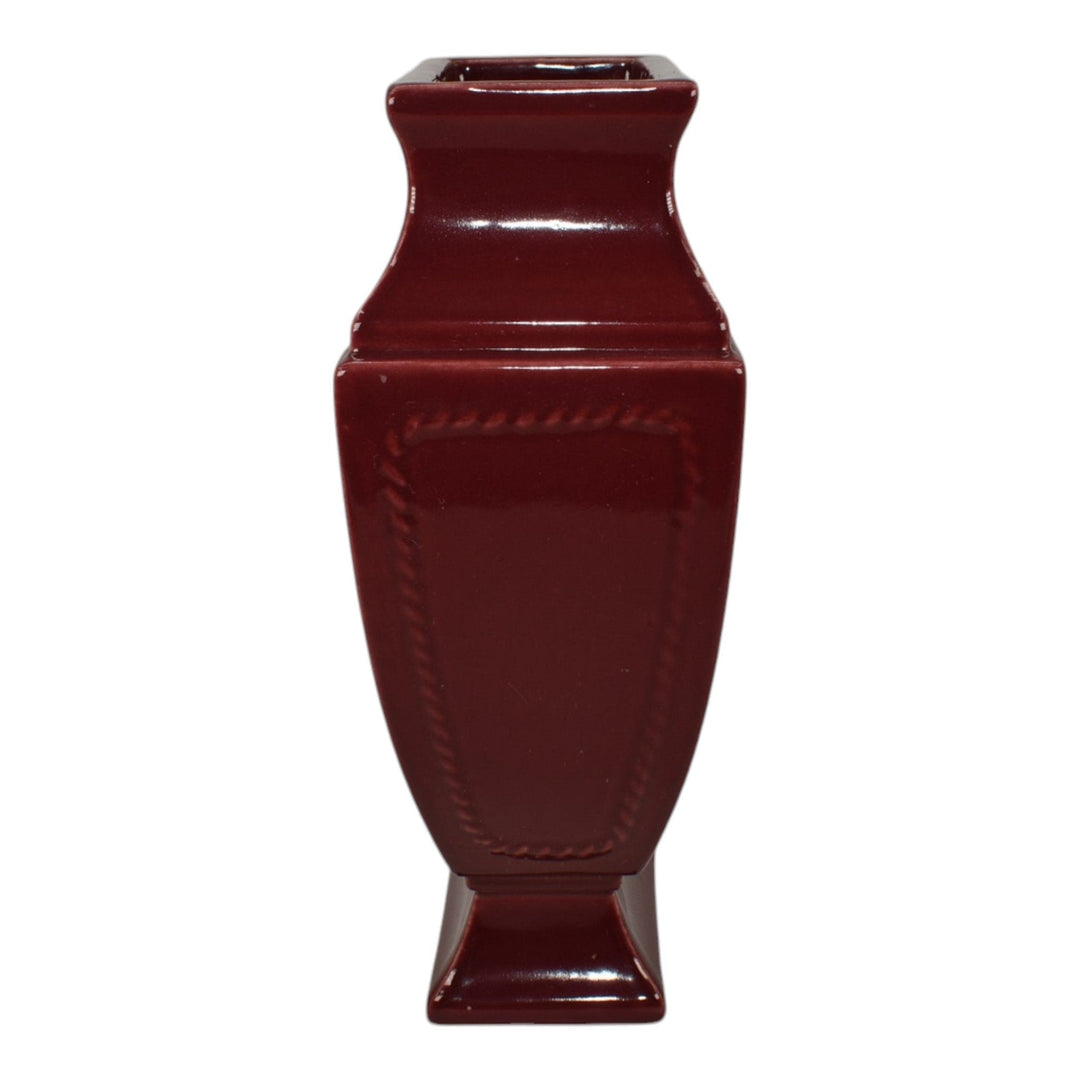 Abingdon Illinois Vintage Art Pottery Red Chang Ceramic Vase 310 - Just Art Pottery