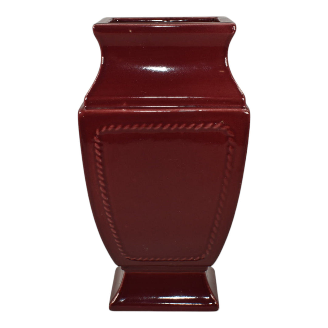 Abingdon Illinois Vintage Art Pottery Red Chang Ceramic Vase 310 - Just Art Pottery