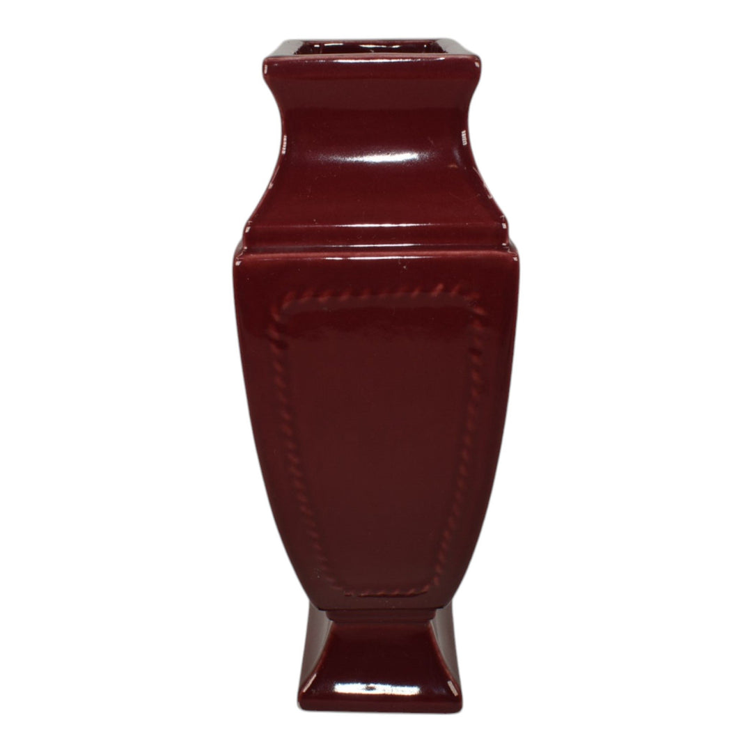 Abingdon Illinois Vintage Art Pottery Red Chang Ceramic Vase 310 - Just Art Pottery