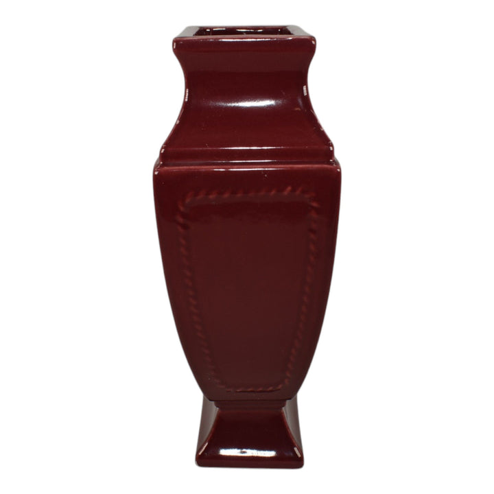 Abingdon Illinois Vintage Art Pottery Red Chang Ceramic Vase 310 - Just Art Pottery