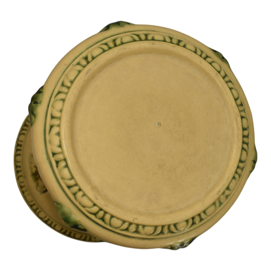 Roseville Florentine II 1933 Vintage Pottery Ceramic Jardiniere Pedestal 602-10 - Just Art Pottery