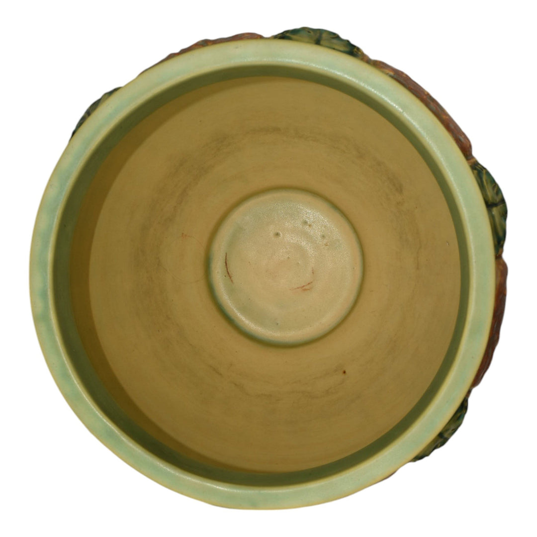 Roseville Florentine II 1933 Vintage Pottery Ceramic Jardiniere Pedestal 602-10 - Just Art Pottery