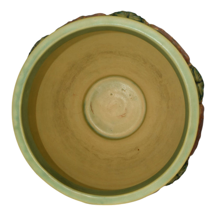 Roseville Florentine II 1933 Vintage Pottery Ceramic Jardiniere Pedestal 602-10 - Just Art Pottery