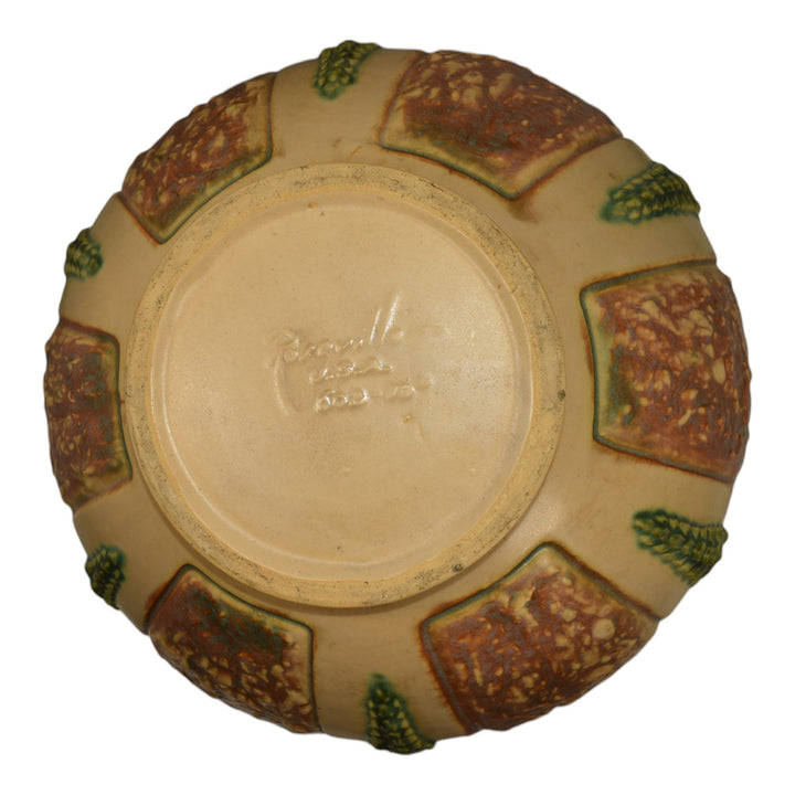 Roseville Florentine II 1933 Vintage Pottery Ceramic Jardiniere Pedestal 602-10 - Just Art Pottery