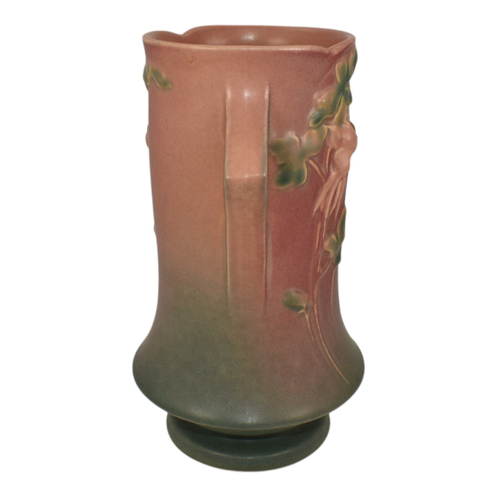 Roseville Columbine Pink 1941 Mid Century Modern Art Pottery Ceramic Vase 20-8