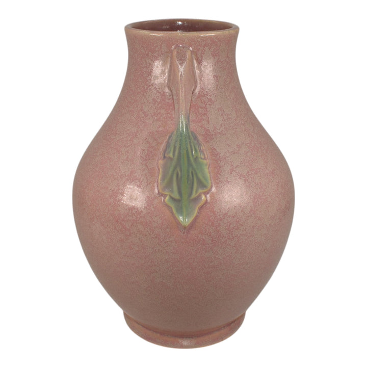 Roseville Tuscany Pink 1927 Vintage Art Deco Pottery Ceramic Flower Vase 347-10