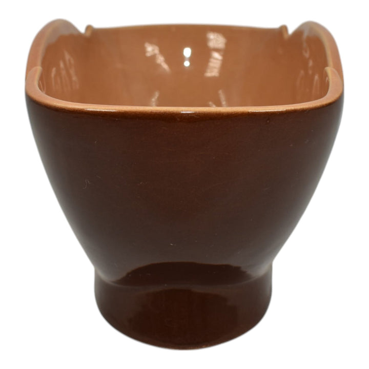Roseville Mayfair Brown 1952 Vintage Art Pottery Ceramic Planter 1113-8 - Just Art Pottery