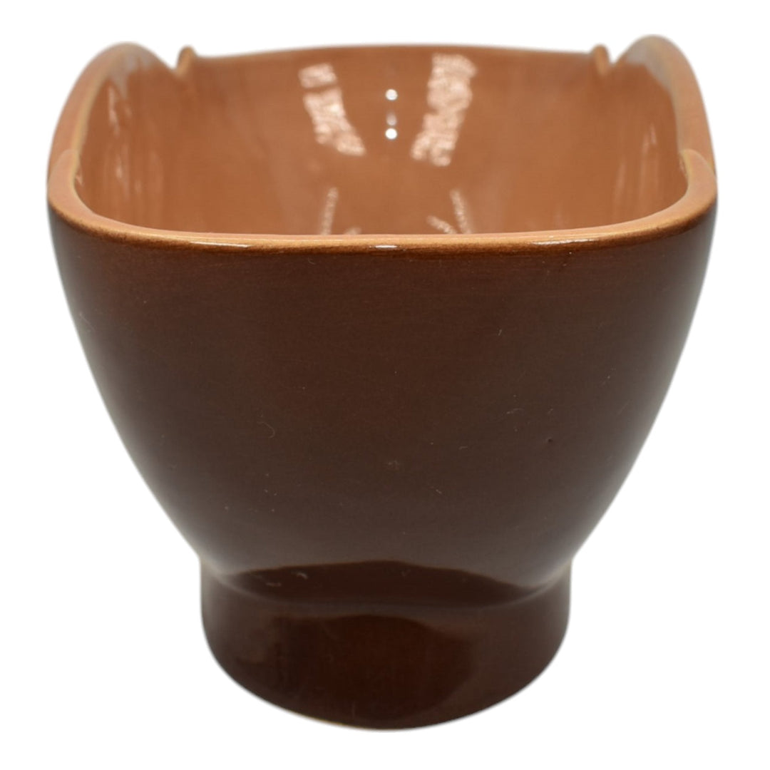 Roseville Mayfair Brown 1952 Vintage Art Pottery Ceramic Planter 1113-8 - Just Art Pottery