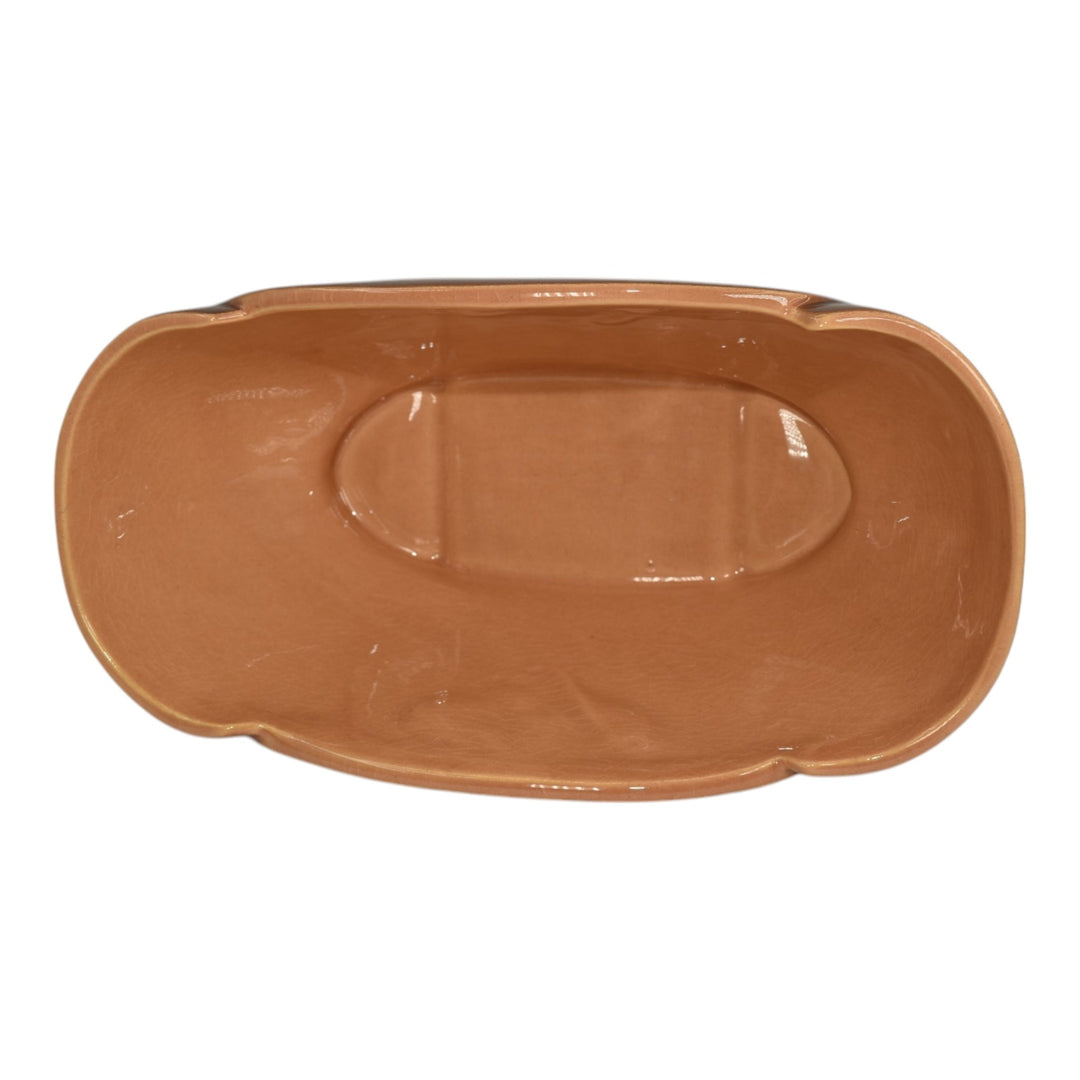 Roseville Mayfair Brown 1952 Vintage Art Pottery Ceramic Planter 1113-8 - Just Art Pottery