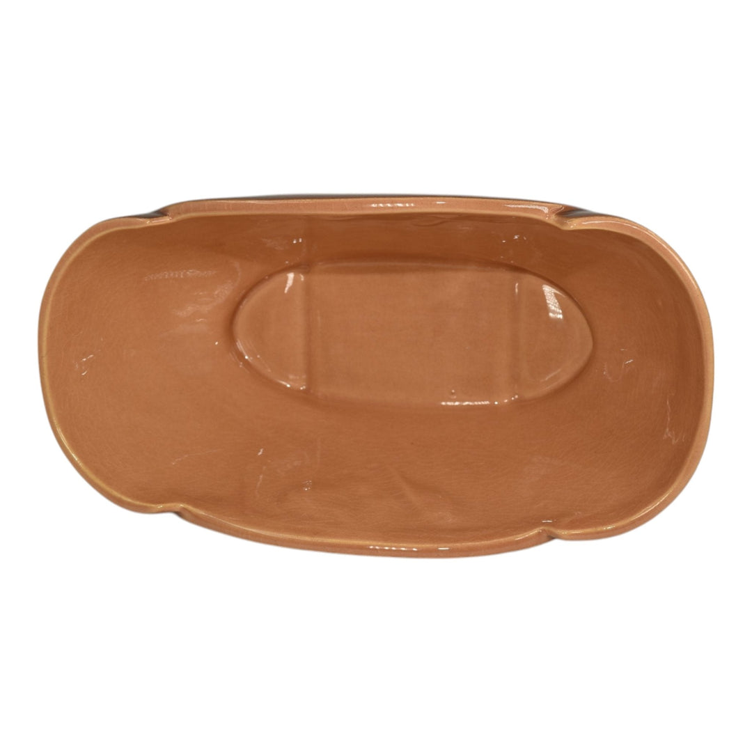 Roseville Mayfair Brown 1952 Vintage Art Pottery Ceramic Planter 1113-8 - Just Art Pottery
