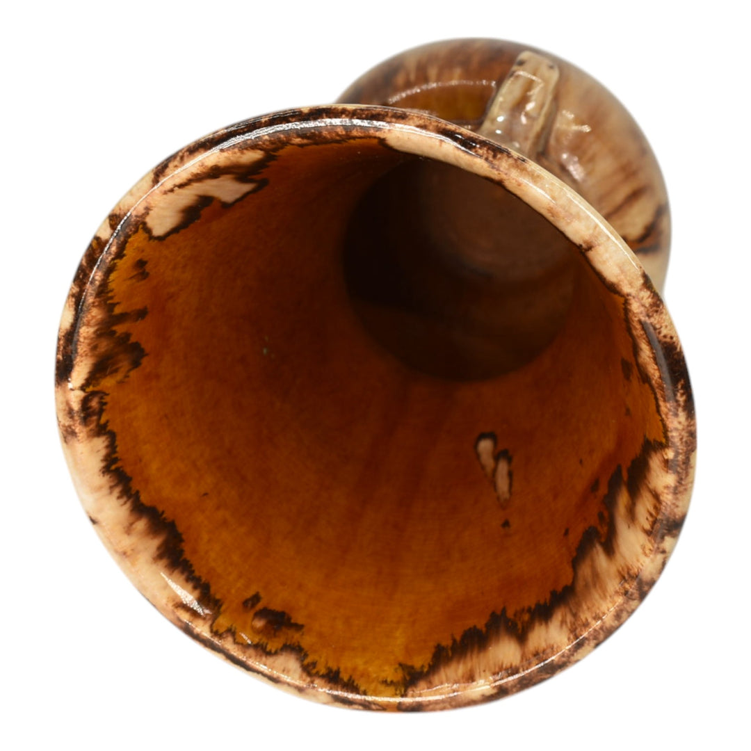 Brush McCoy Year Mid Century Modern Art Pottery Brown Ceramic Vase 527 - Just Art Pottery