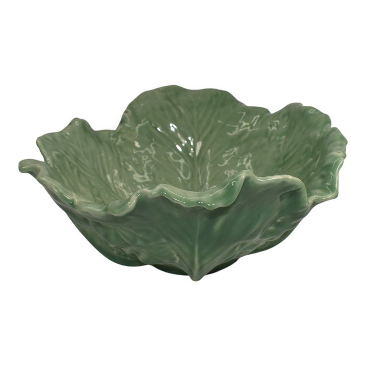 Rookwood 1954 Vintage Art Pottery Green Ceramic Lettuce Bowl 6533