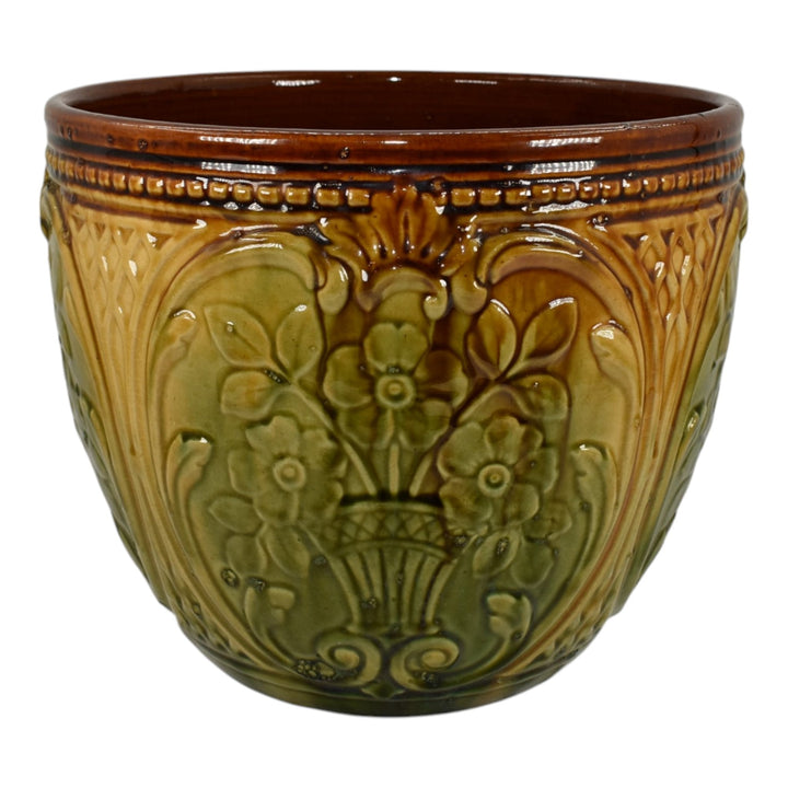 Weller Blended Majolica Art Pottery Ceramic Jardiniere Planter