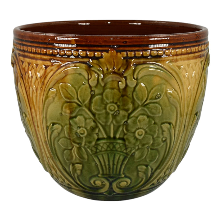 Weller Blended Majolica Art Pottery Ceramic Jardiniere Planter