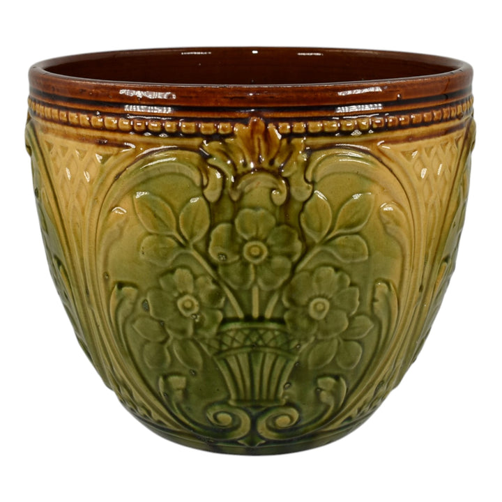 Weller Blended Majolica Art Pottery Ceramic Jardiniere Planter