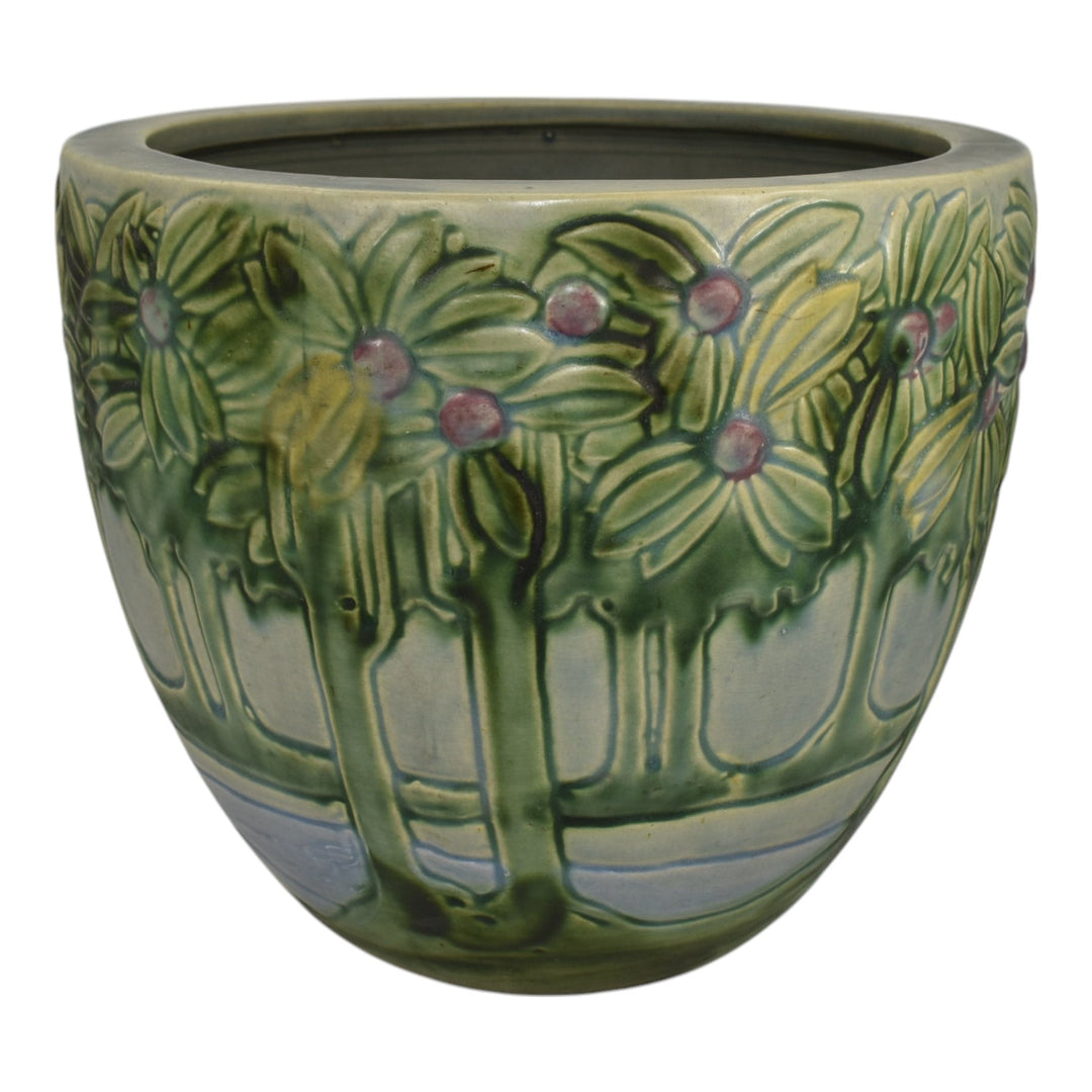 Roseville Vista 1920 Vintage Art Pottery Ceramic Jardiniere Planter 589-9